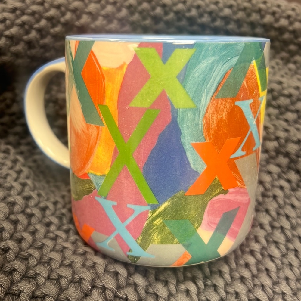 Anthropologie Lottie monogram initial mug, brand new (mug only)